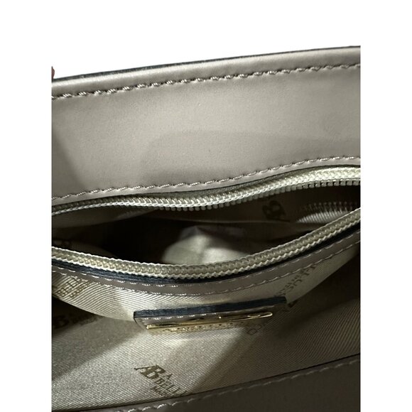 A. Bellucci made in Italy taupe leather adjustable strap saddle crossbody purse - Picture 8 of 12